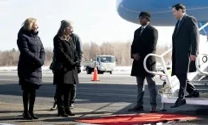 Canada gây chú ý vì cách trải thảm đón Ngoại trưởng Mỹ Canada gây chú ý vì cách trải thảm đón Ngoại trưởng Mỹ