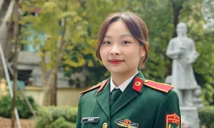 Cô gái duy nhất trong top 10 gương mặt trẻ tiêu biểu toàn quân Cô gái duy nhất trong top 10 gương mặt trẻ tiêu biểu toàn quân