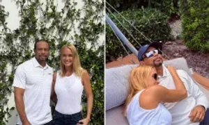 Tiger Woods hẹn hò với con dâu cũ của ông Trump