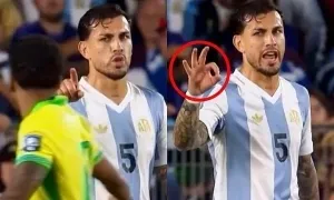 Cầu thủ Argentina đếm cup, hạ nhục Rodrygo Cầu thủ Argentina đếm cup, hạ nhục Rodrygo