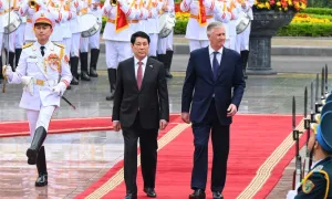 Chủ tịch nước Lương Cường chủ trì lễ đón Vua Philippe Chủ tịch nước Lương Cường chủ trì lễ đón Vua Philippe