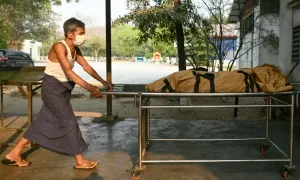 Nghĩa trang, lò hỏa táng Myanmar quá tải sau động đất Nghĩa trang, lò hỏa táng Myanmar quá tải sau động đất