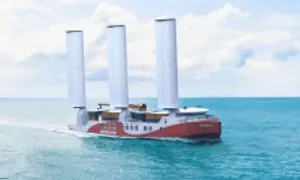 Tàu container chạy bằng sức gió đầu tiên trên thế giới Tàu container chạy bằng sức gió đầu tiên trên thế giới