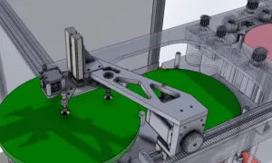 Sinh viên thiết kế hệ thống cấp phôi tự động cho máy laser Sinh viên thiết kế hệ thống cấp phôi tự động cho máy laser