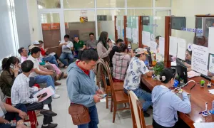 Hồ sơ đất đai tăng đột biến trước thông tin sáp nhập tỉnh