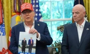 Ông Trump khoe ảnh do ông Putin tặng Ông Trump khoe ảnh do ông Putin tặng