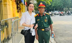 Bất ngờ của người thương binh lần đầu ra Hà Nội xem diễu binh Bất ngờ của người thương binh lần đầu ra Hà Nội xem diễu binh