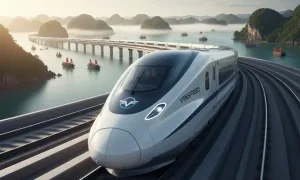 VinSpeed đề xuất vận hành thương mại đường sắt tốc độ cao Hà Nội - Quảng Ninh từ 2028